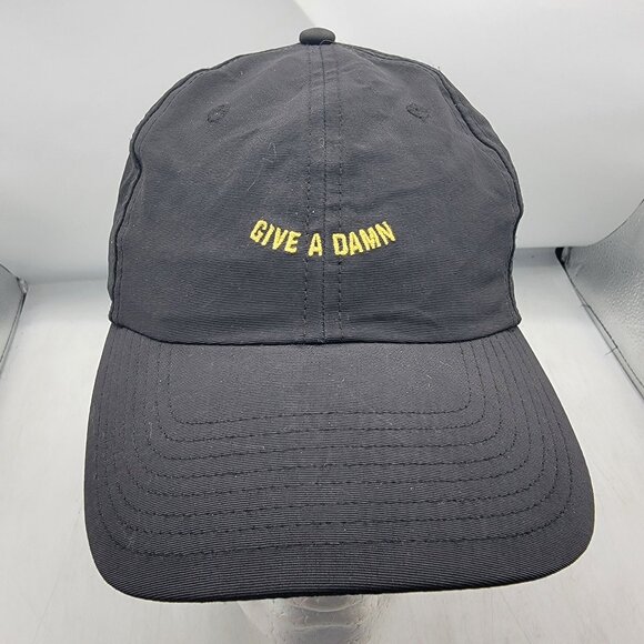 Outerknown Econyl Recycled Fiber Black Baseball Cap Give A Dam Casual Outdoors